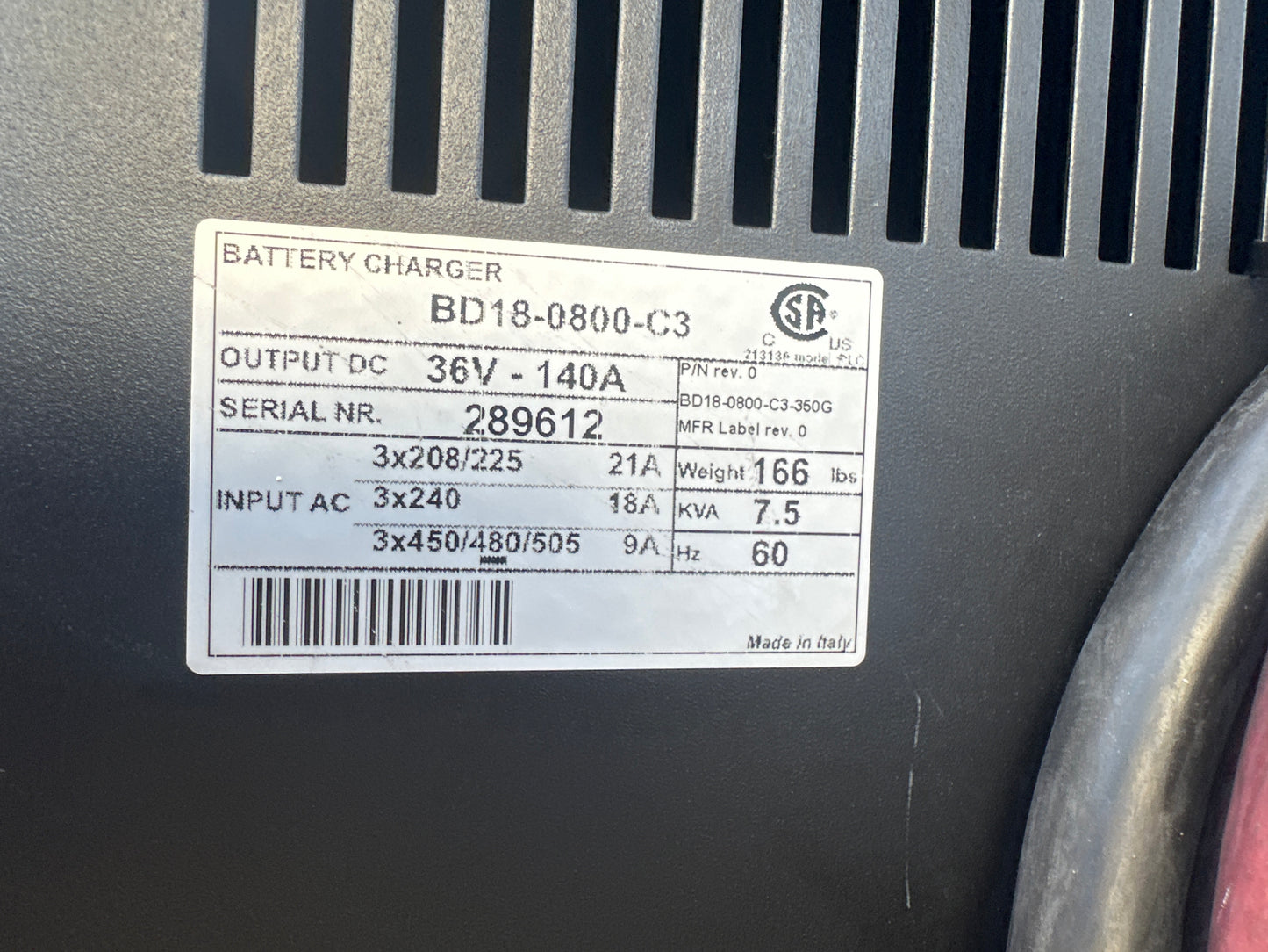 FERRORESONANT CHARGER (TBC-C543)