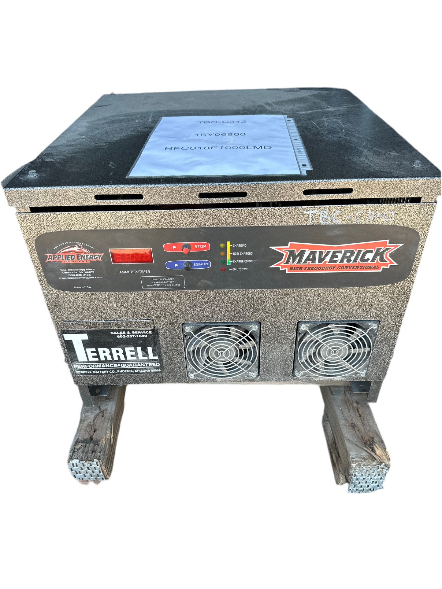 Applied Energy Maverick High Frequency Conventional Charger AC480, DC36, PH3