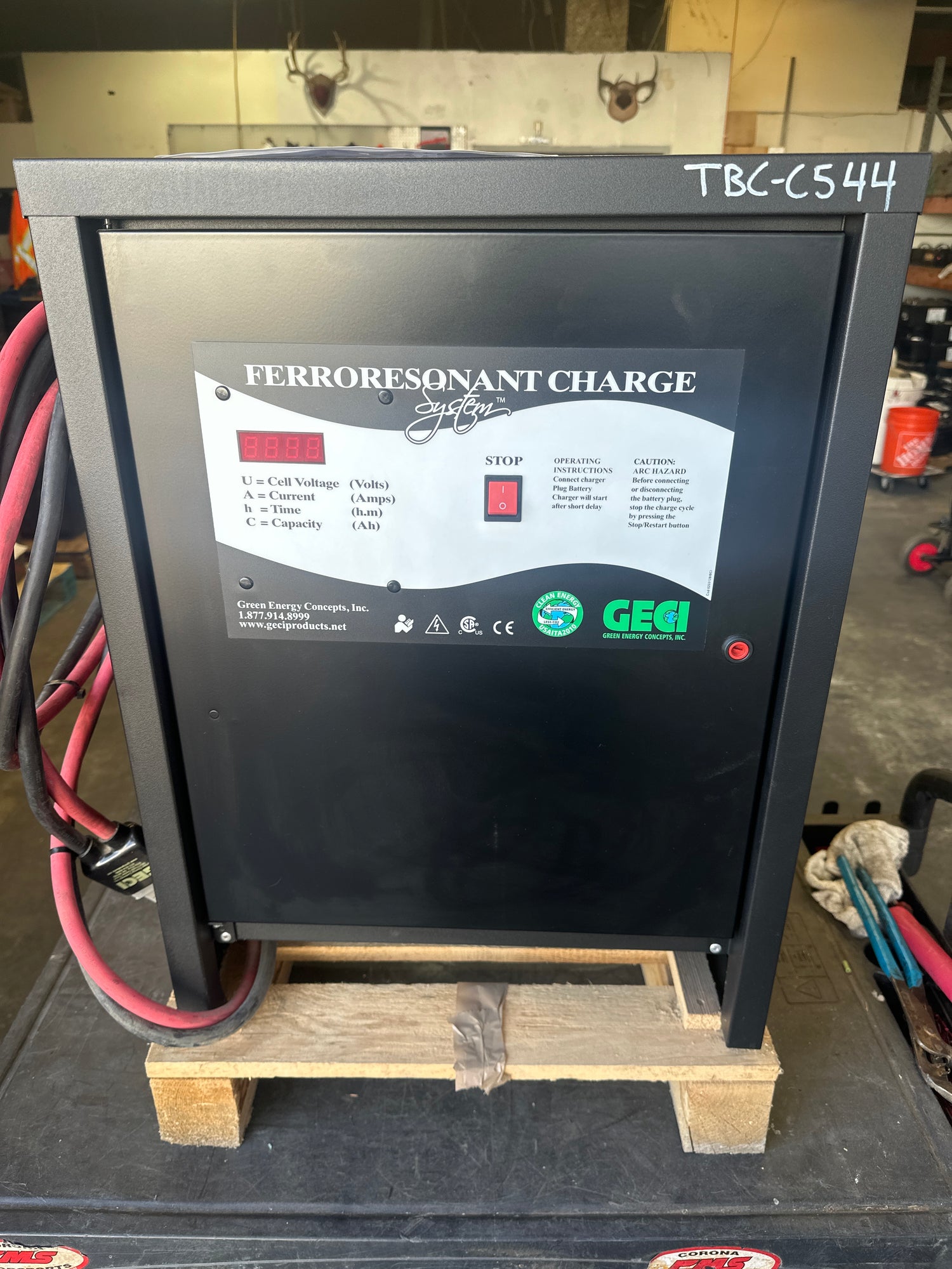 A battery charger station