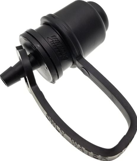 Flowrite Male Coupler 1/4" Barb SKU:BA-QDV-505